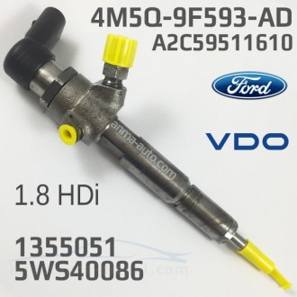 Injecteur 4M5Q-9F593-AD 4M5Q9F593AD A2C59511610 1355051